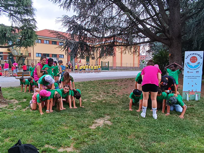 Bambini al torneo degli oratori 2023, organizzato da Fondazione Conad ETS